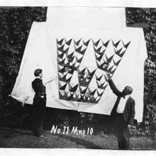 Alexander Graham Bell tetrahedral kite geometric frame